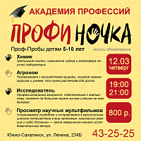 Открыта запись на мастер-классы «Профиночки» 12 марта (четверг)! - фото № 1